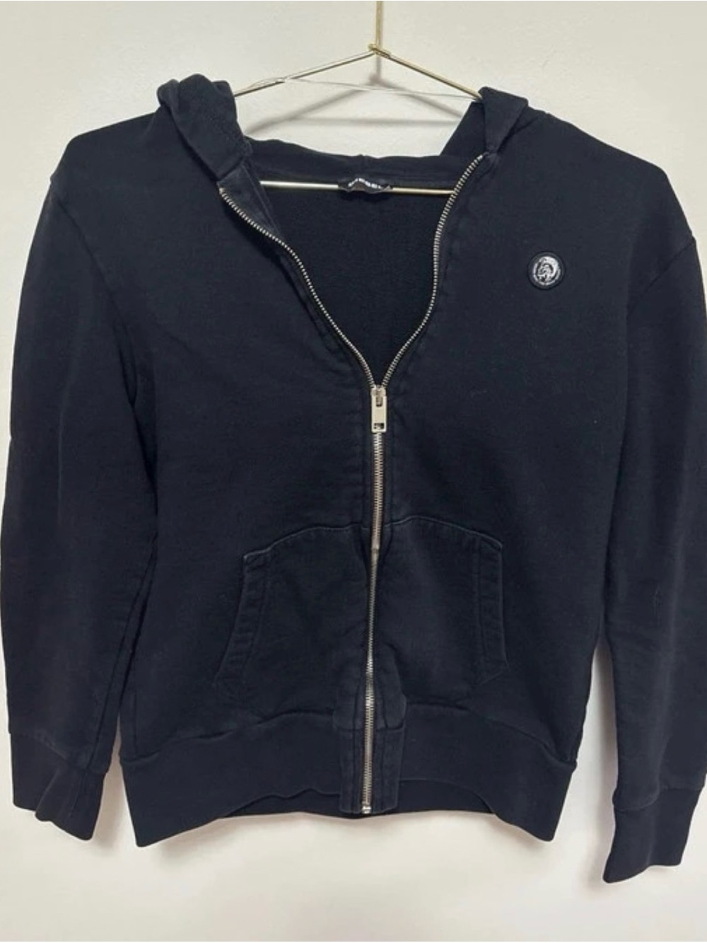 Diesel sweatshirt Black Zip-Up Hoodie Jacket